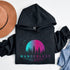 This hoodie features a stunning gradient moon and forest graphic, capturing the serene beauty of nature right on your back. Whether you're camping under the stars, hiking through the woods, or simply enjoying a bonfire with friends, this cozy hoodie will keep you warm and stylish.